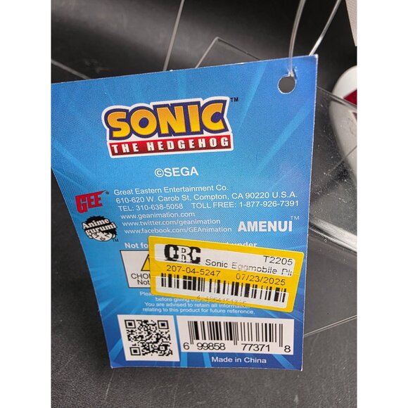 Dr. Eggman Sonic The Hedgehog Plush Toy By GE Animation - Picture 6 of 9